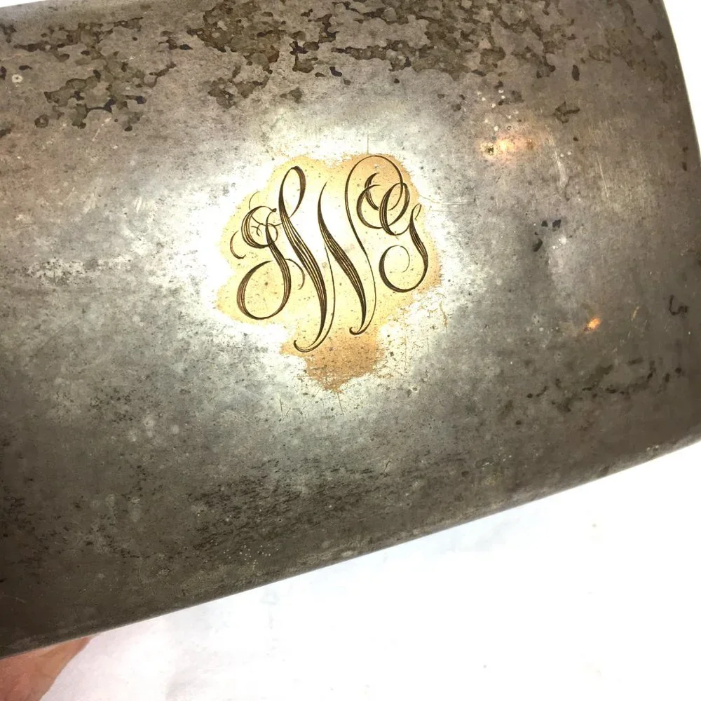 * Dodge Inc Silverplate Trinket Jewerly  Box VTG